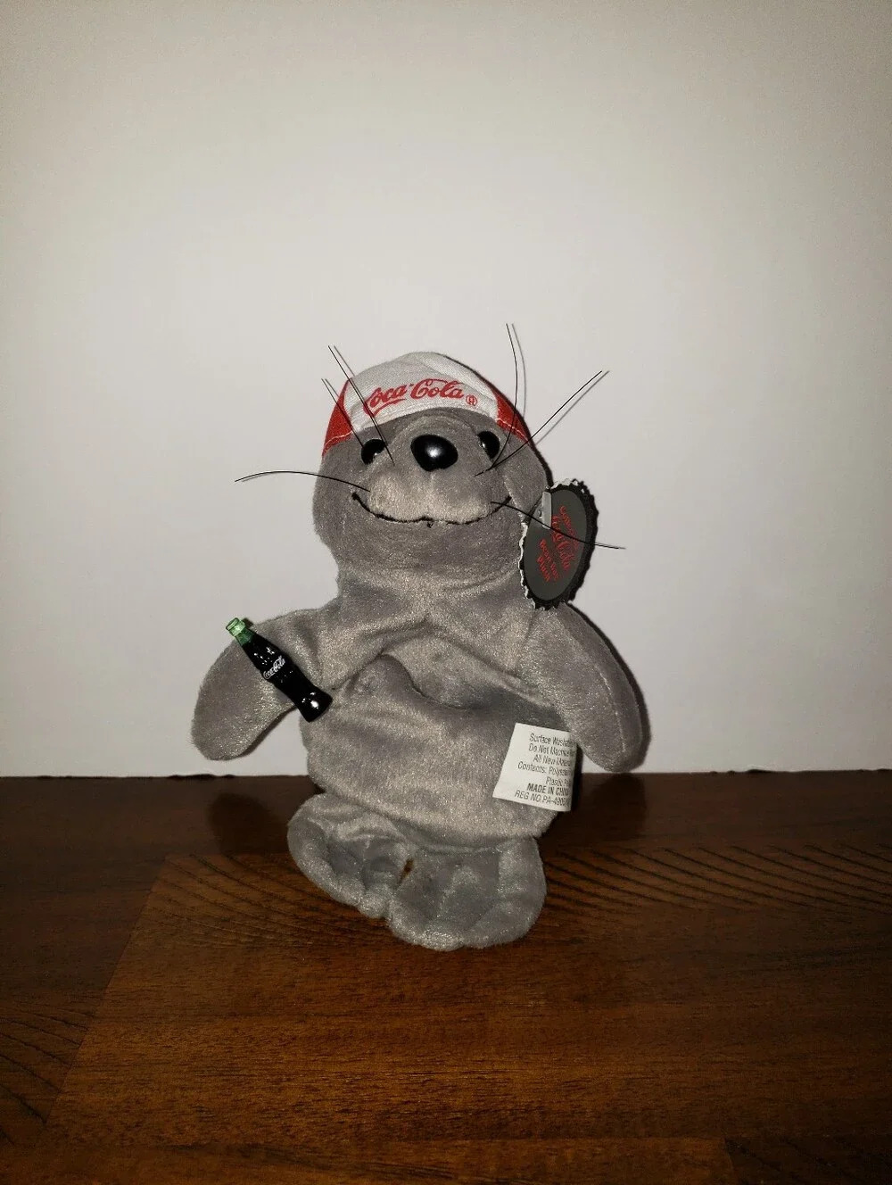 Coca Cola Bean Bag Plush Seal